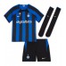 Inter Milan Edin Dzeko #9 Hjemmedraktsett Barn 2022-23 Kortermet (+ korte bukser)